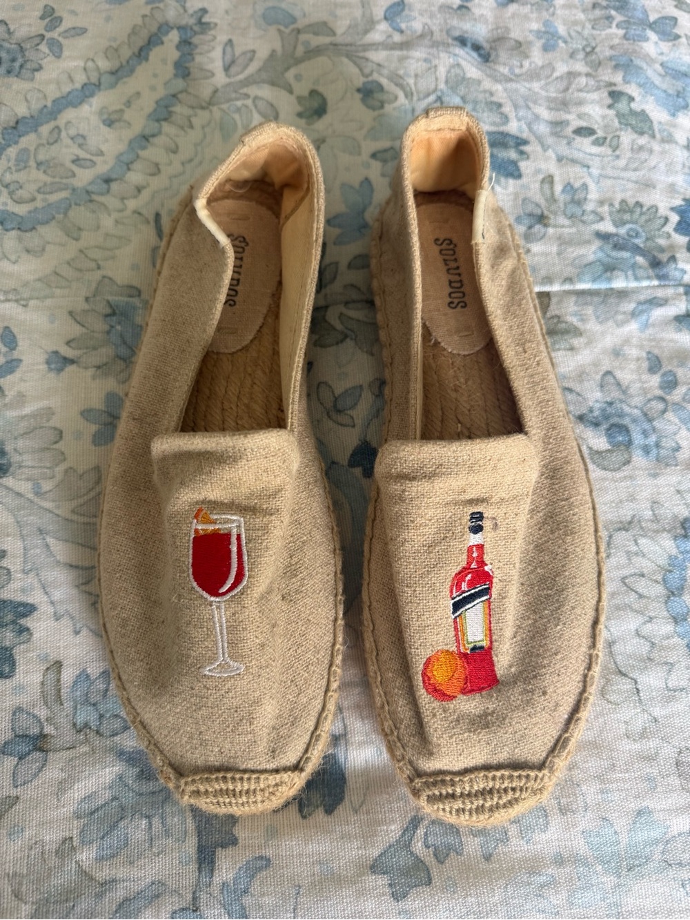 Soludos aperol spritz Espadrille Flats size 9.5